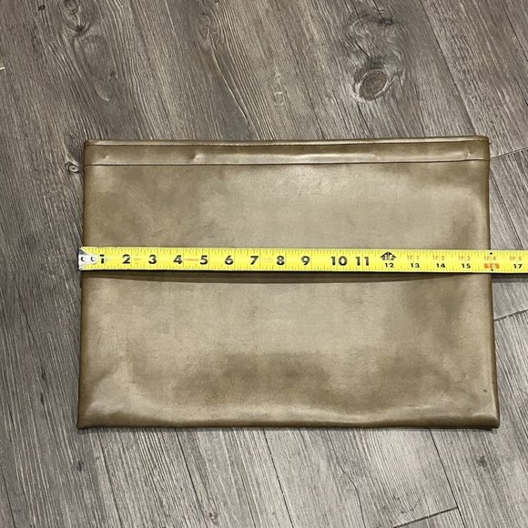 Lockheed Martin California Company Large Leather Folder Metal Closure Vintage - Picture 13 of 16